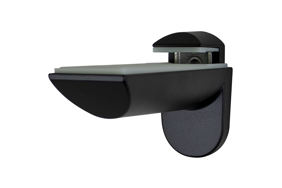 držák polic Kaiman černá mat