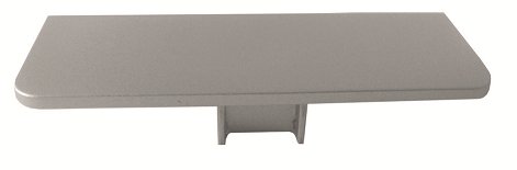 Koncovka plná k profilu C hliník plast