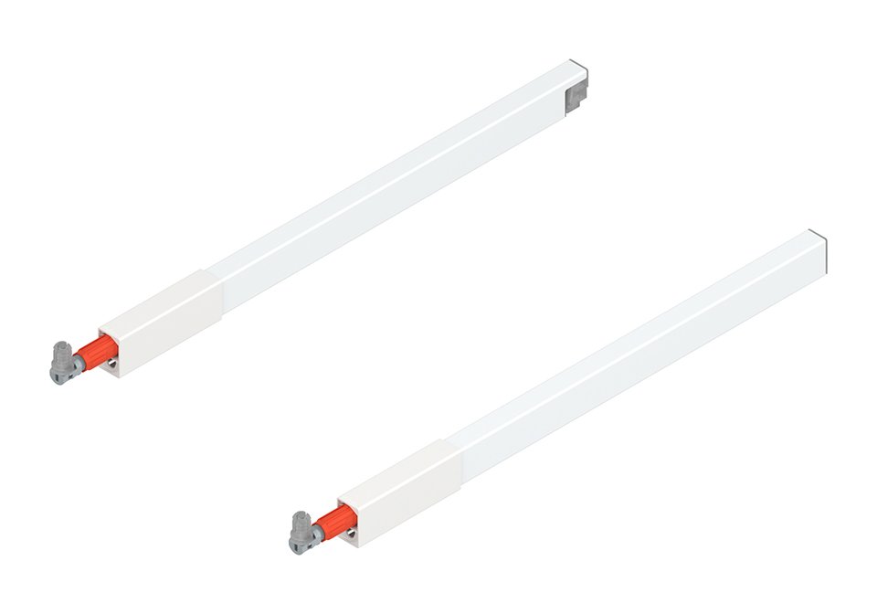 BLUM ANTARO - podélný reling , barva:Bílá Délka:400 mm