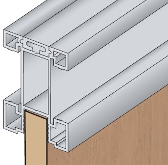 Úchytková lišta S15 délka 3,2 m