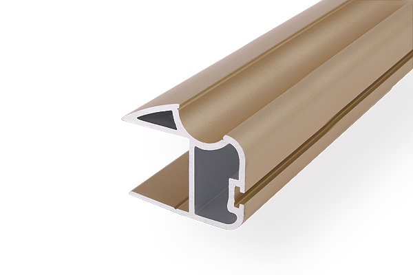 ALUPROFIL- lišta úchytková Wenus 18 mm 2,70 m , barva:Bronz