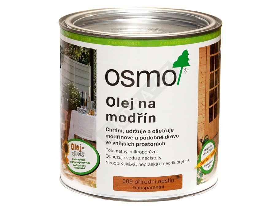 OSMO terasový olej 2,5l modřín olej 009, objem:0,75l