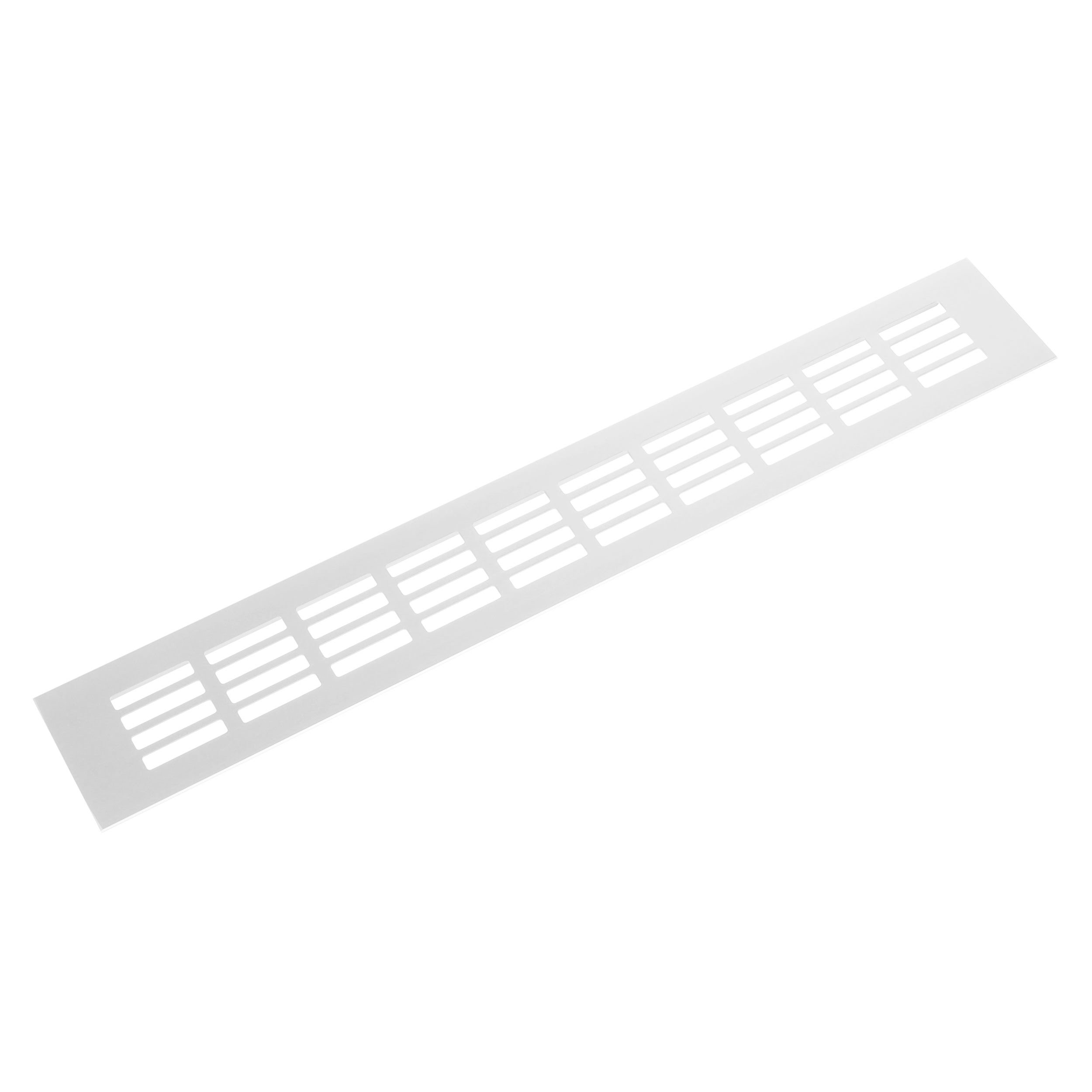 Větrací mřížka hliníková š. 100 mm- přírodní elox, délka:100x2000mm