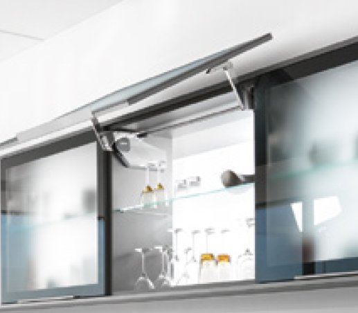 Aventos - HS -mechanismus + bílé krytky 