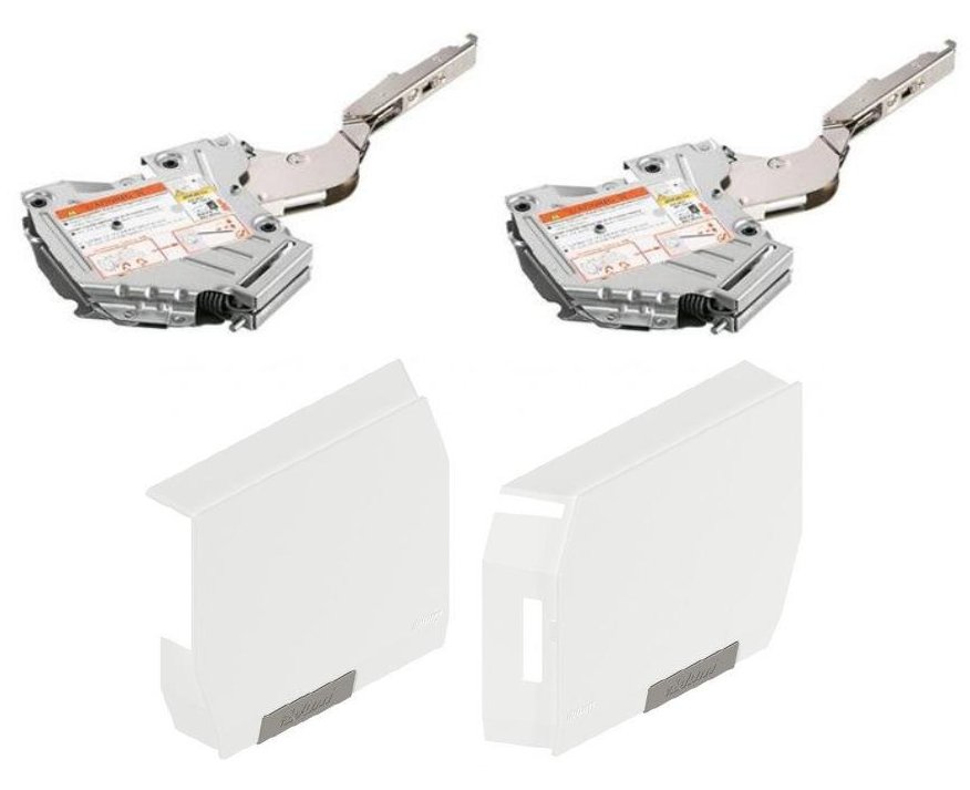 Aventos - HK-S TIP ON 20K2E00T -silný + krytky bílé