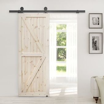 MODI sada na posuvné interiérové dveře na 100 kg včetně kolejnice 195 cm