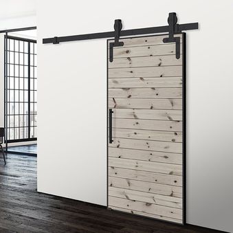 IDUN sada na posuvné interiérové dveře na 100 kg včetně kolejnice 300 cm