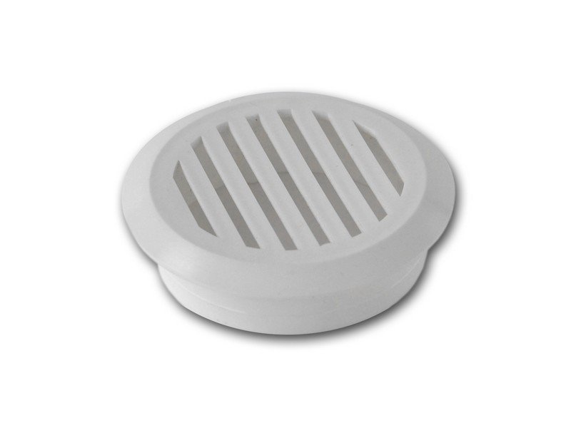 Větrací mřížka kulatá plastová pr.50mm, barva:hnědá