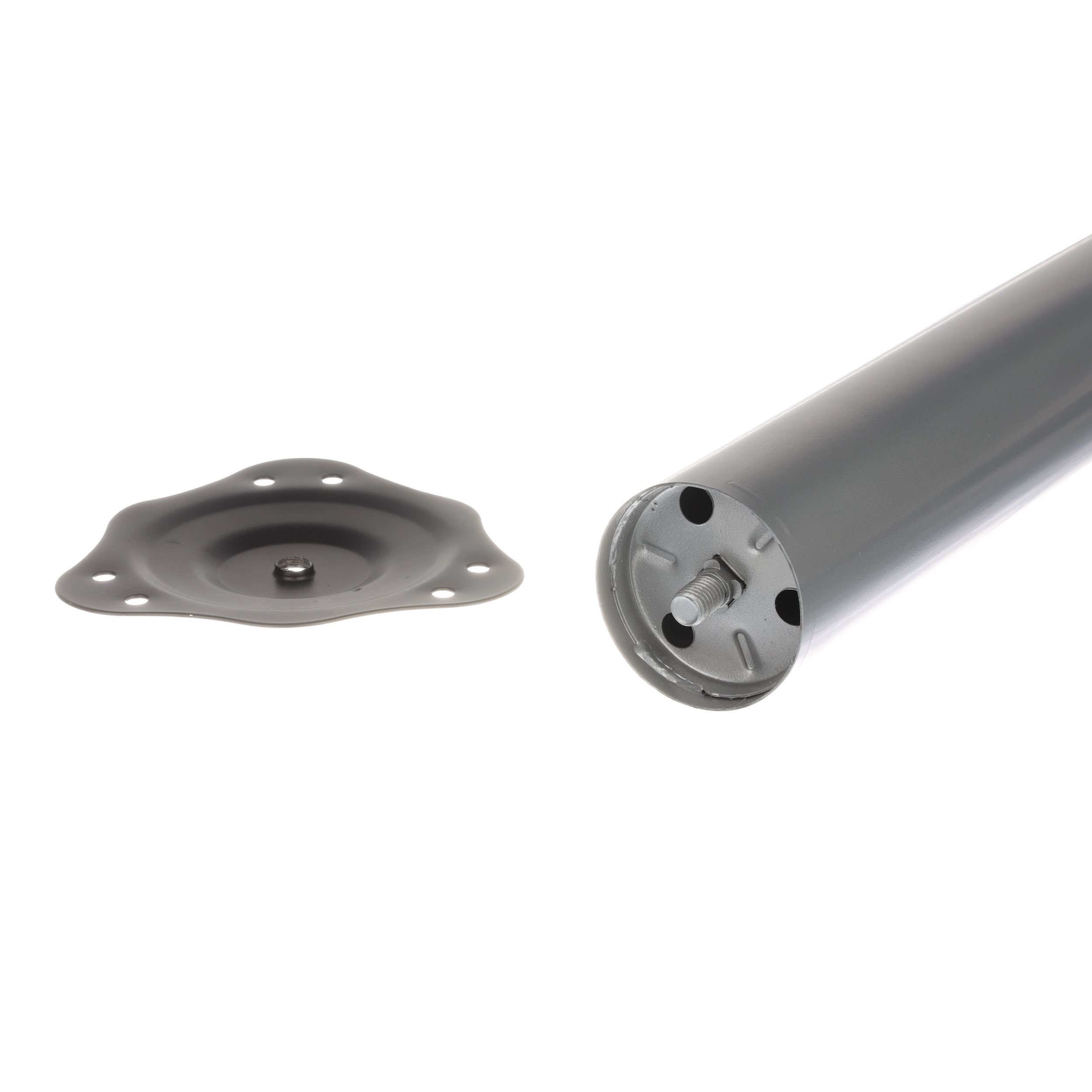 stolová noha výška 710 mm - nerez, barva:Chrom mat