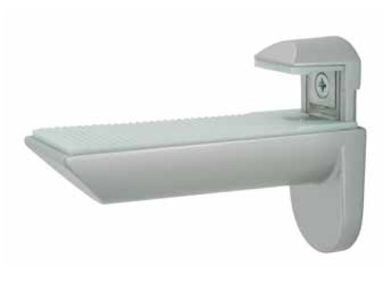 držák polic Kaiman černá mat, Barva:NerezTyp:18-41 mm