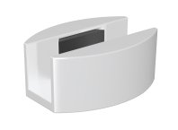 HERKULES GLASS - spodní vodítko pro skleněné dveře hliník