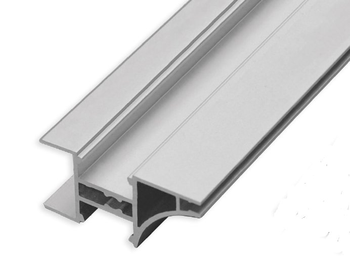 Úchytový profil LED LL-08 oboustranný hliník -3 m bez krytek