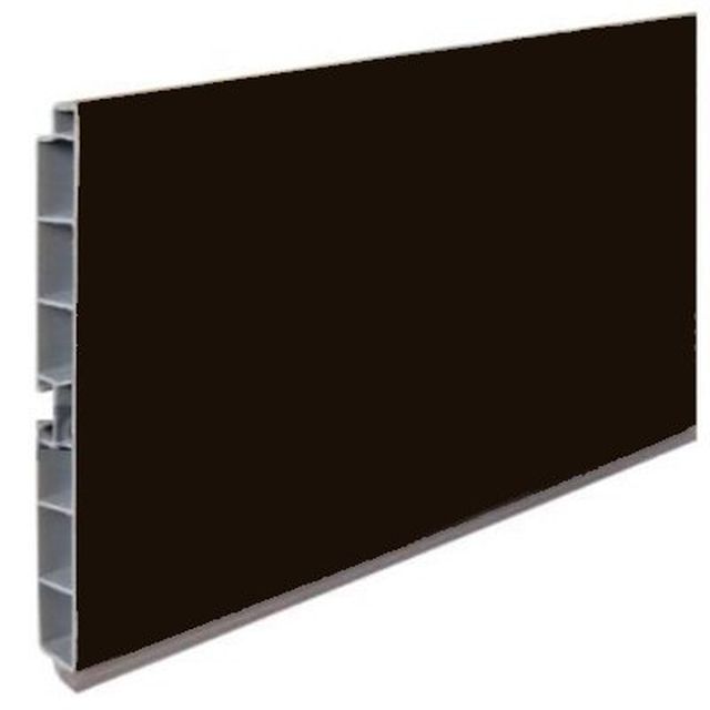 Lišta soklová 4 m černá matná, Výška:150mm