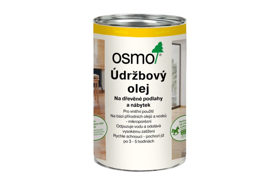 OSMO údržbový olej, objem:2,5lBarva:bezbarvý hedvábný polomat