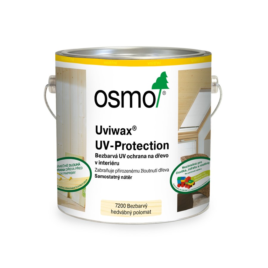 OSMO Uviwax UV - protection, objem:0,75lBarva:bezbarvý hedvábný polomat