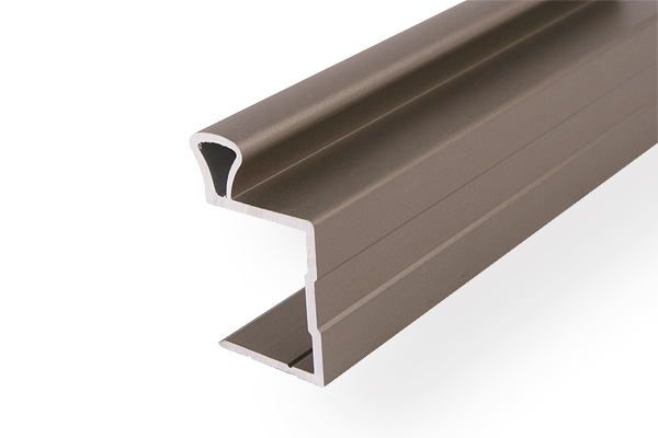 ALUPROFIL- lišta úchytková Pluton 18 mm 2,70 m 