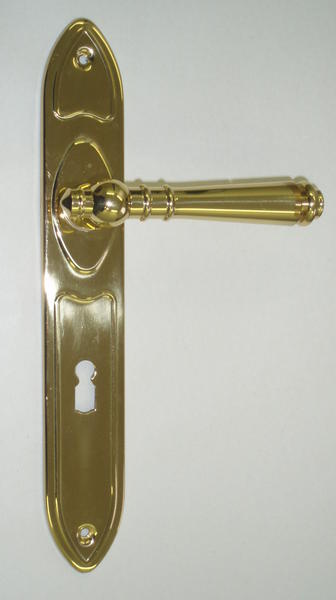 Tradition štítové dveřní kování s pružinou klika/koule matný nikl, rozteč:vložka FAB 92 mm