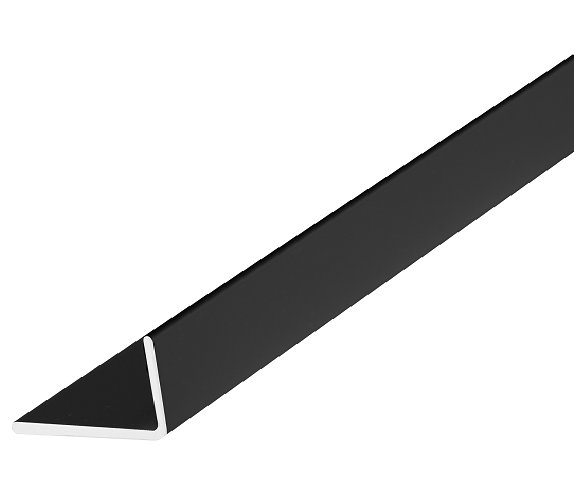 ALUPROFIL úhelník L2 černý mat, délka:3 m