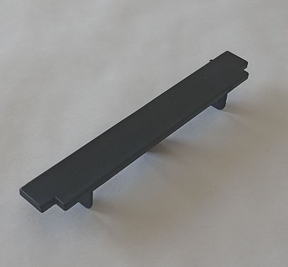 Koncovka černá pro plastový sokl, Výška:150mm