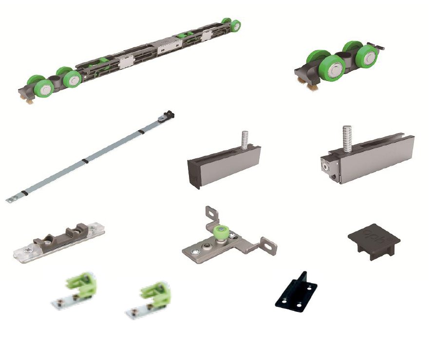 OPK SPACESHIP 80 W Minimal Pocket posuv.interiér dveře 80kg,2xtlumič 