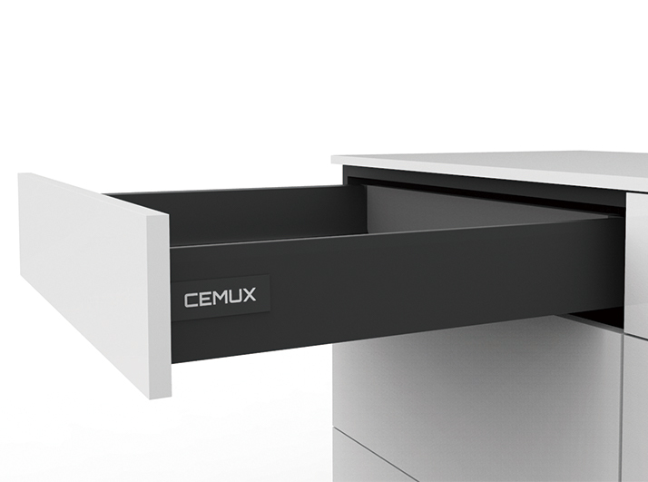 Cemux A Box zásuvka antracit H84 , délka:300 mm