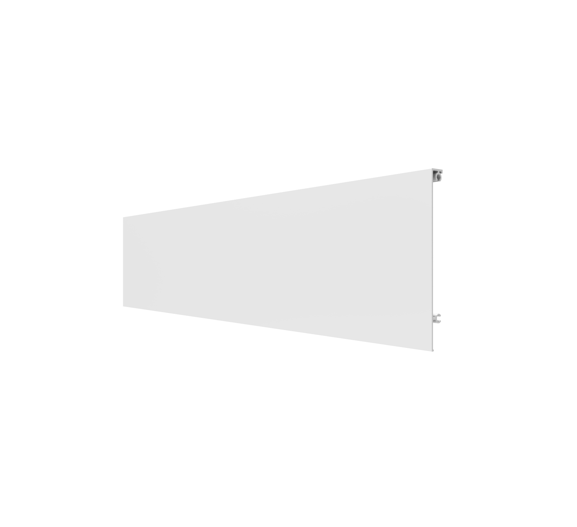 Cemux H Box SLIM čelní panel 1200 mm bílý