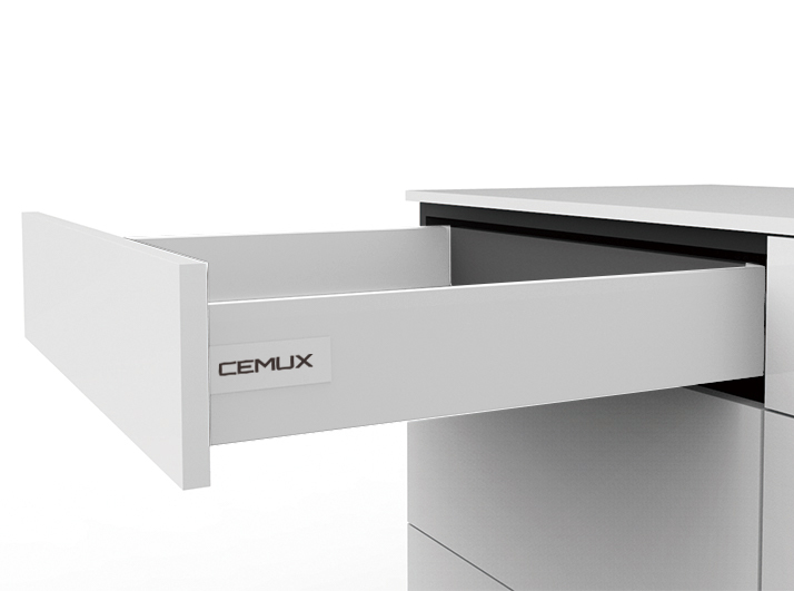 Cemux A Box zásuvka bílá H84/300 mm , Délka:450 mm