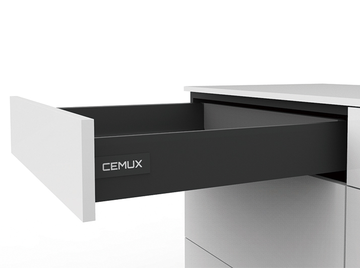 Cemux A Box zásuvka antracit H84 , délka:350 mm