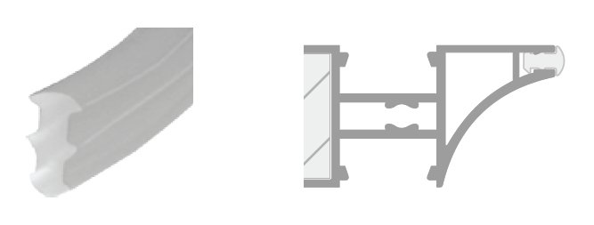 Těsnění pro profil LL-08 