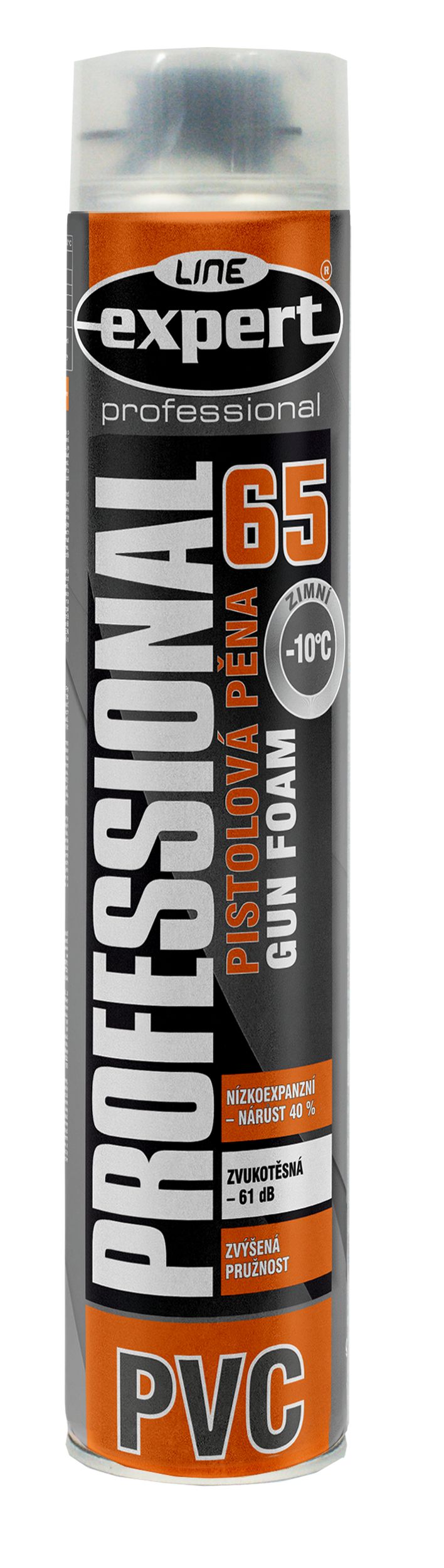 Pěna pistolová 65 PVC EXPERT LINE Professional ZIMNÍ - 840 ml | PUR ...