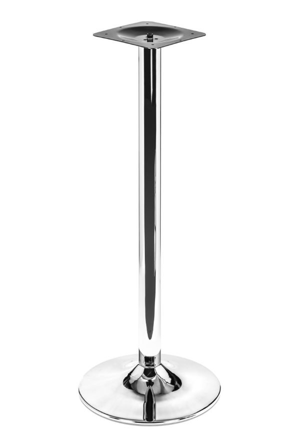 Stolová noha centrální LISABON chrom v.730 mm, průměr:450 mmVýška:730mmTvar:Kulatábarva:Černá matná
