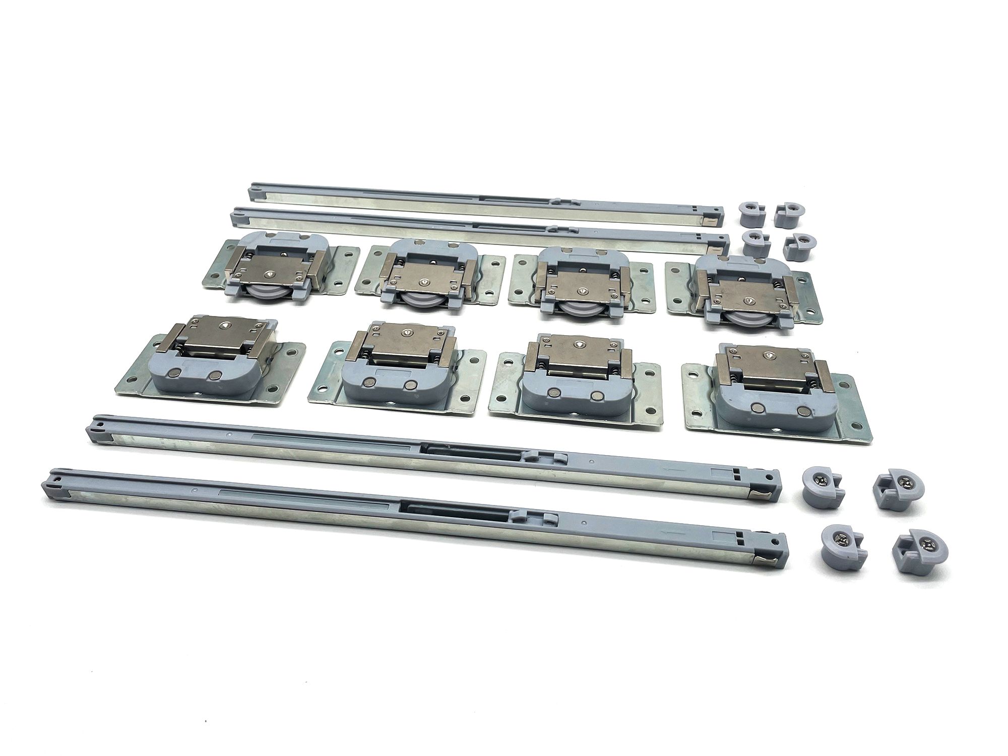 Cemux Linio kování skříňové vložené dveře 50kg,2 křídla+4x tlumič