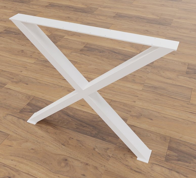 ARdesign stolová podnož pro lavici X, 405 bílá