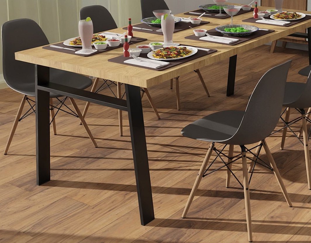 ARdesign stolová podnož konkávní H40, 710 černá