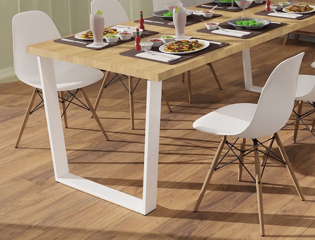 ARdesign stolová podnož V, 710 bílá