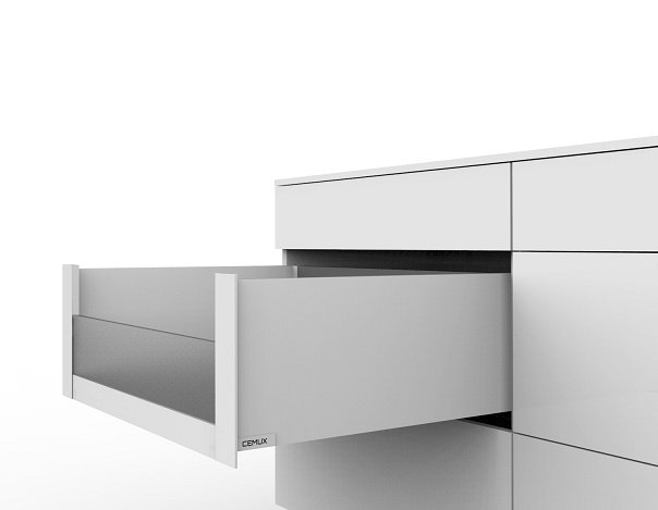 Cemux H Box SLIM vnitřní zásuvka bílá H199 čelní sklo H102