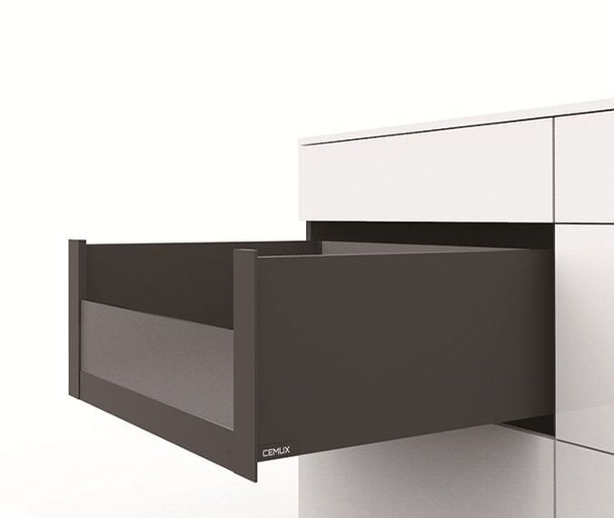 Cemux H Box SLIM vnitřní zásuvka antracit H199 čelní sklo H102