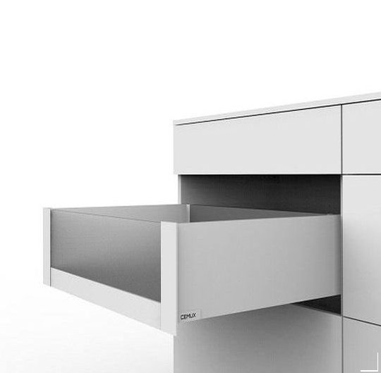 Cemux H Box SLIM vnitřní zásuvka bílá H199 čelní sklo H170