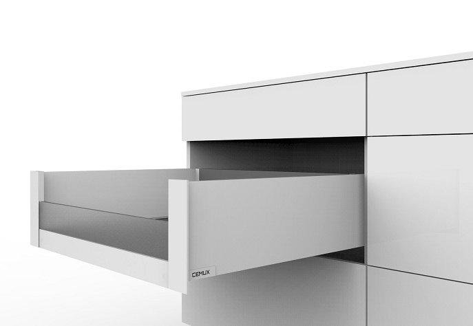 Cemux H Box SLIM vnitřní zásuvka bílá H167 čelní sklo H70