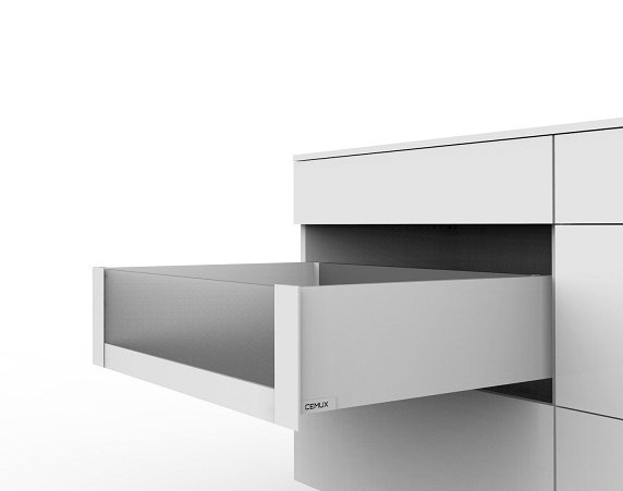 Cemux H Box SLIM vnitřní zásuvka bílá H167 čelní sklo H138