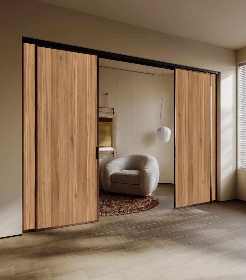 Cemux STARSHIP Synchro sada pro dřevěné posuvné dveře s tlumením