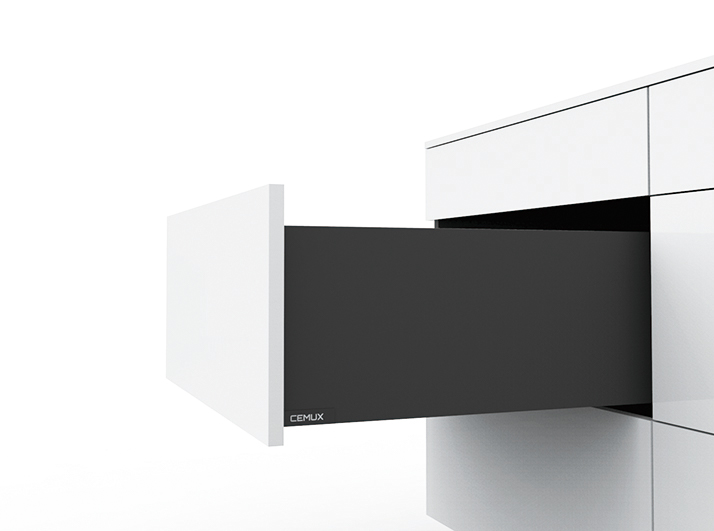 Cemux H Box SLIM zásuvka antracit H199/500 mm, Délka:300 mm