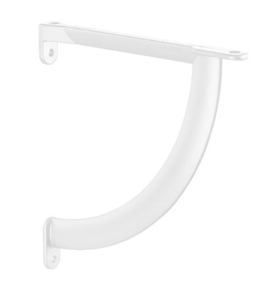 Podpěra policová Bianco černá mat, Barva:Bílá matná