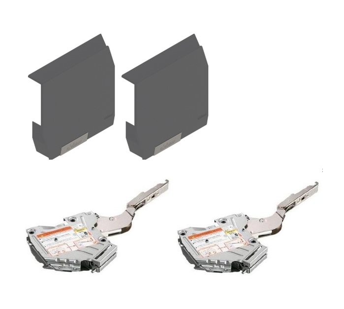 Aventos - HK-S TIP ON 20K2E00T -silný + krytky tmavě šedé