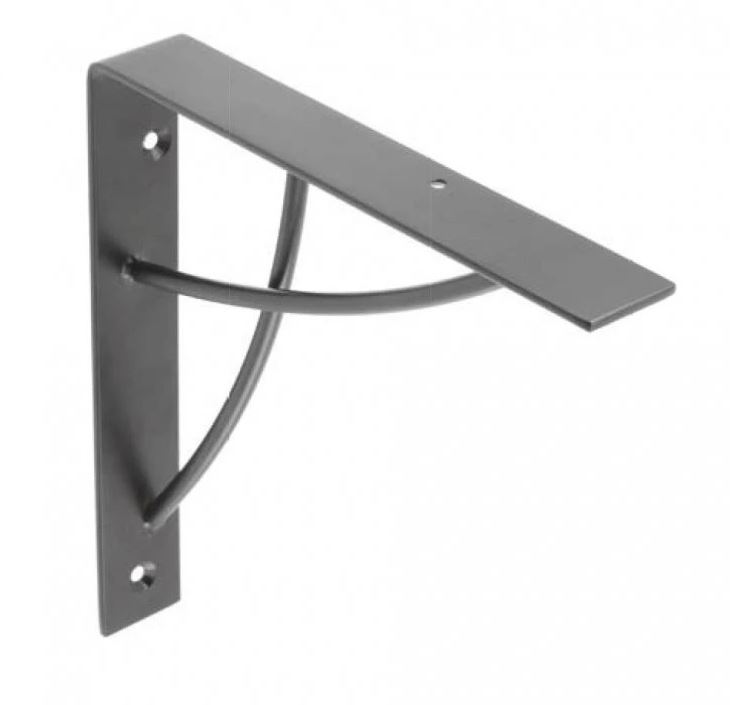 Policová konzole Leo černá