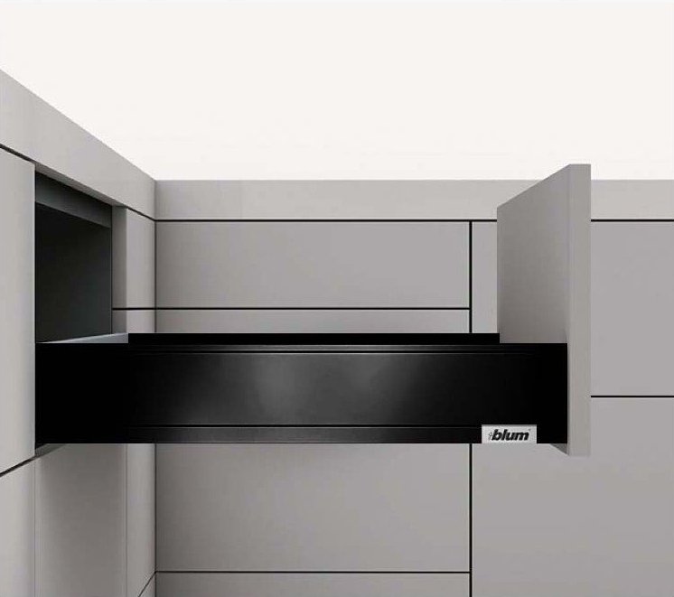 Legrabox 40 kg karbon černý M 350 mm Blumotion/TOB