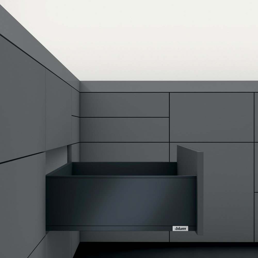 Legrabox 70 kg karbon černý C 500 mm Blumotion/TOB