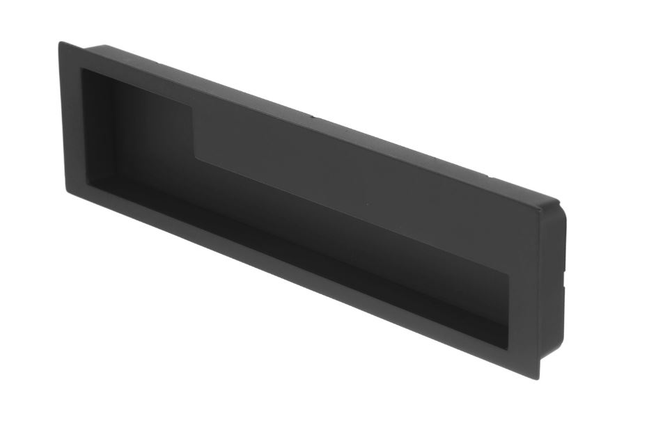 Úchytka Iva zápustná černá matná - Pravá