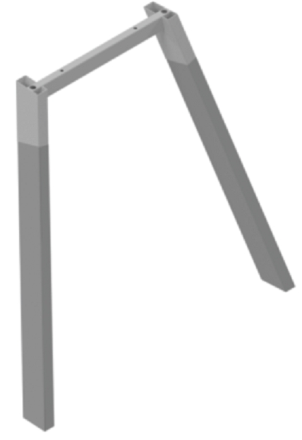 VOGA podnož HIDE HIWOOD FE 70x30/800