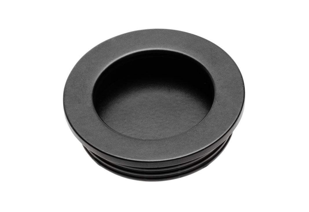 Úchytka Kaniva zápustná průměr 40 mm černá